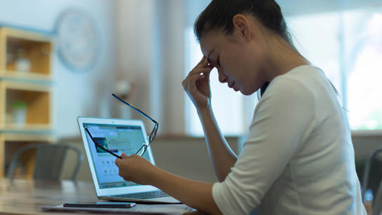 Worried Young Woman