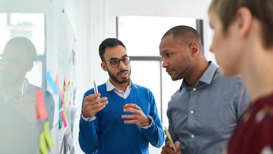 Colleagues Take Part In Planning Session