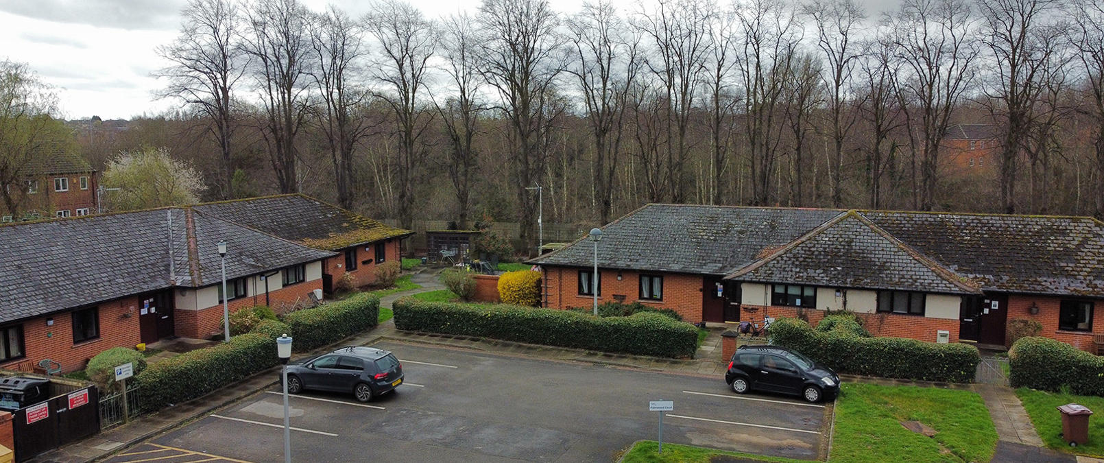 Aerial Shot Of Palmwood Court