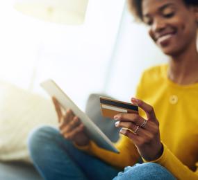 Woman Making A Payment Woman Making A Payment