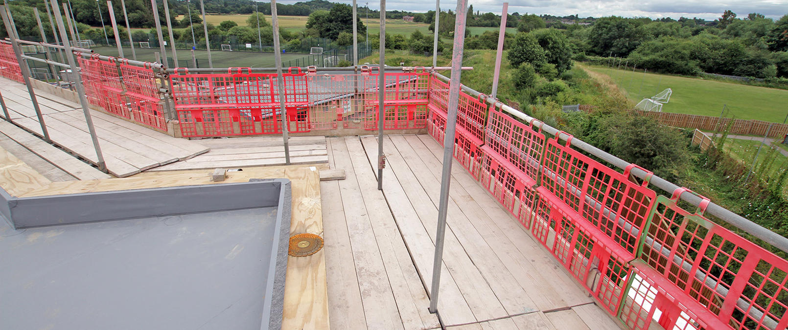 View from the roof of Farnborough Court