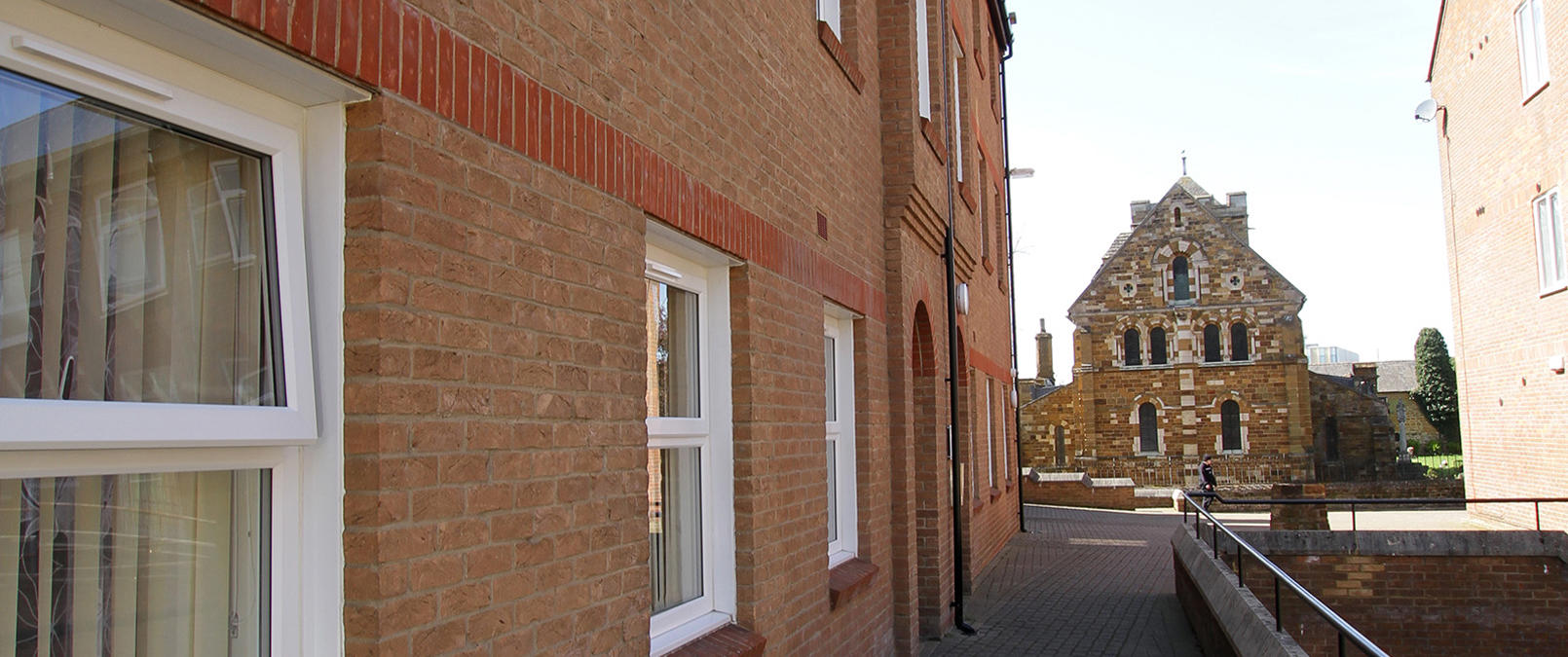 Saxon Court Pathway Portrait