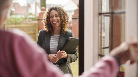 Housing Officer Doing Home Visit