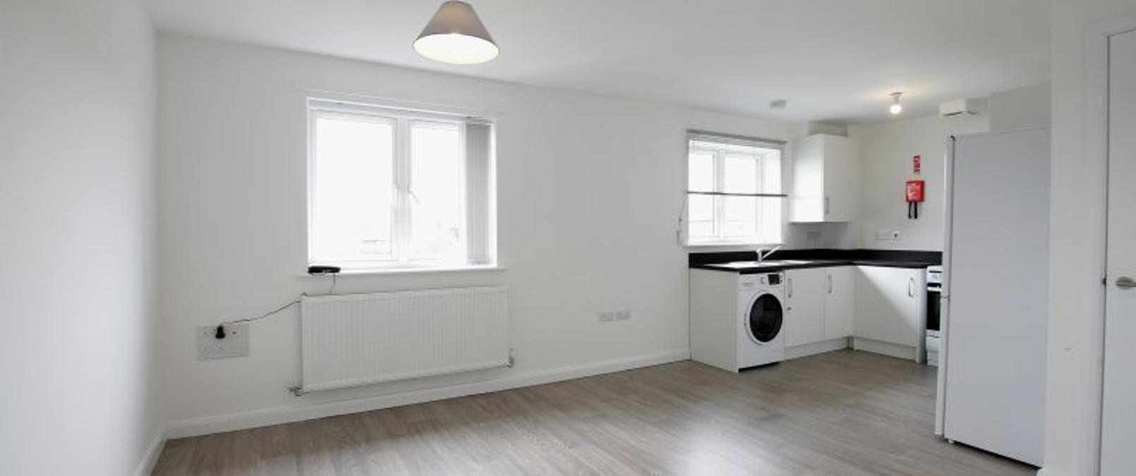 Washing Machine In Kitchen Area