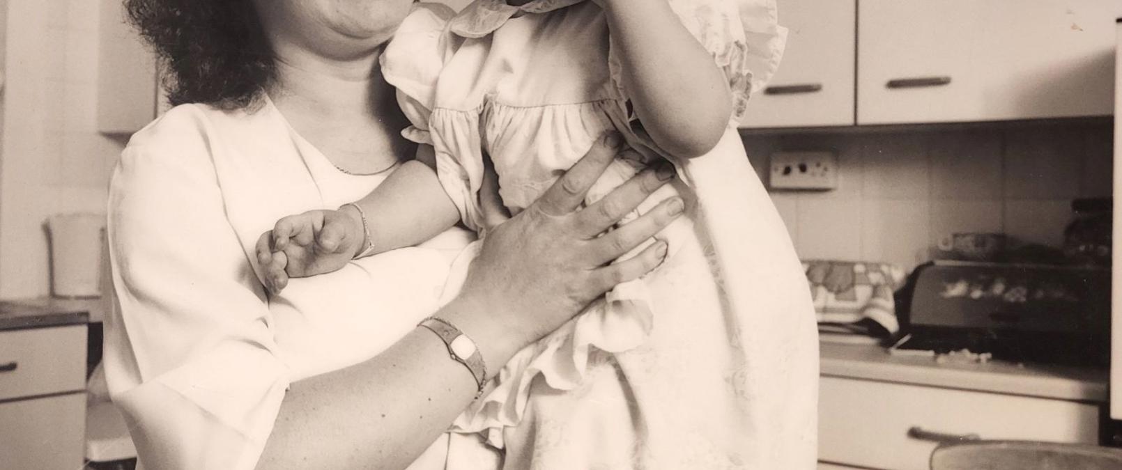 Mum And Baby In New Kitchen