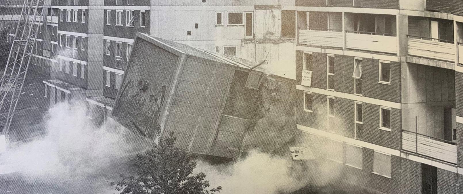 Building Being Demolished