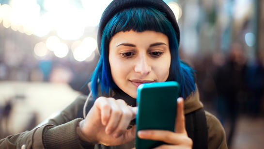 Young Woman Using Mobile Phone