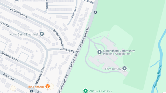 Clifton Place map