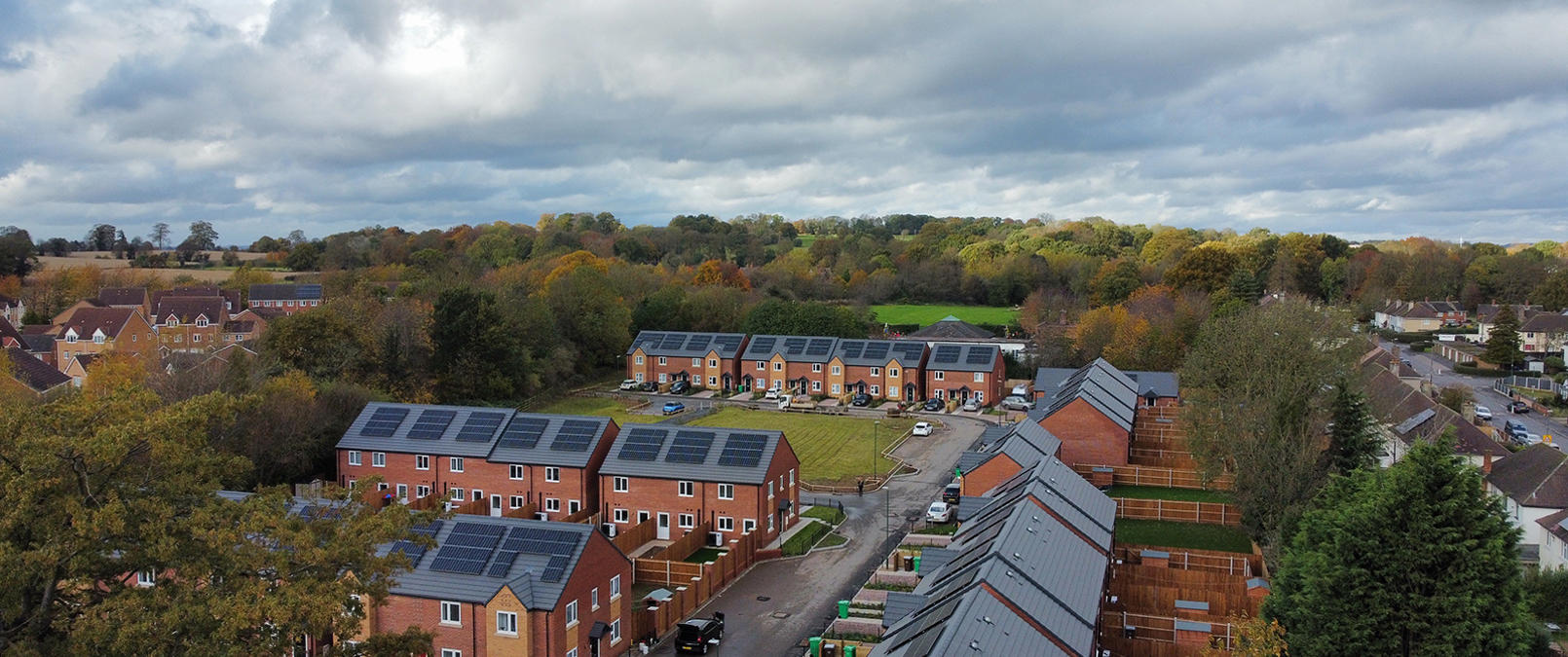 Aerial Photo College Way Bilborough