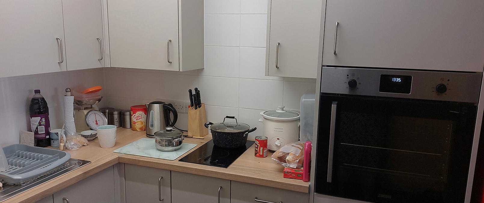 Kitchen Area With Oven