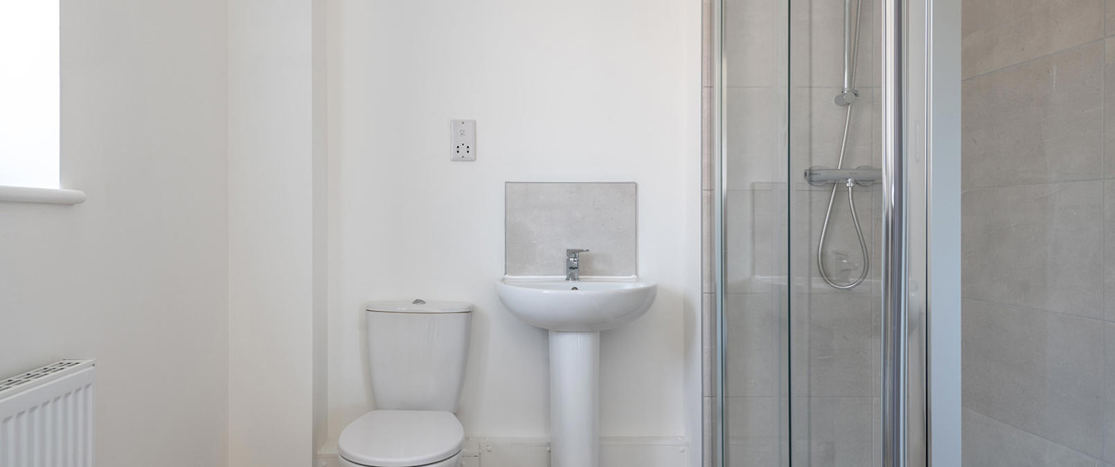 Typical Shower Room In Bungalow